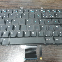 Tastatura laptop second hand Dell Latitude 12 7000 E7240 14 7000 E7440 0K1N66 Backlit Layout Franceza