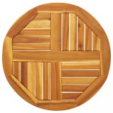 vidaXL Blat de masă rotund, &Oslash;60x2 cm, lemn masiv de acacia