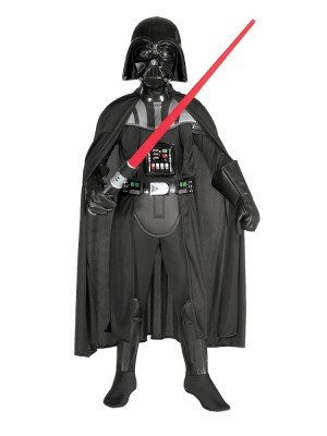 Costum Darth Vader Delux pentru copii - Star Wars 8-10 ani 120-130 cm foto