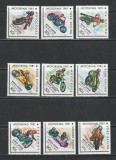 Mongolia 1981 - #324 Sporturi cu Motociclete 9v MNH