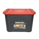 Cutie/Lada depozitare heavy duty 18L cu capac, rosie, 385x295x260 mm, Breckner Germany