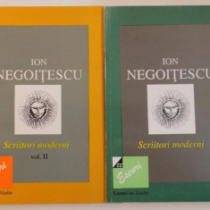 SCRIITORI MODERNI de ION NEGOITESCU , VOL I-II , 1996-1997