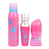 Set Beverly Hills Polo Club: No. 9, Eau De Parfum, For Women, 50 ml + No. 9, Anti-Perspirant, Deodorant Roll-On, For Women, 50 m