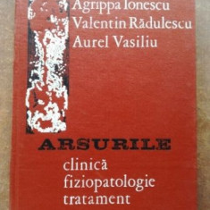 Arsurile clinica, fiziopatologie, tratament- Agrippa Ionescu, Valentin Radulescu