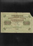 Rusia 1000 ruble 1917 seria175568 bancnota mare 21/13cm colt lipsa