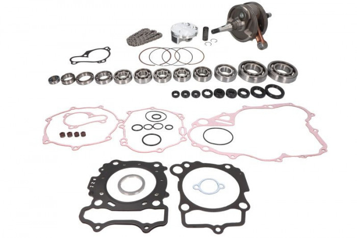 Engine repair kit. tłok STD (a set of gaskets with seals. crankshaft. gearbox bearing. piston. shaft bearing. water pump and shaft repair kit) YAMAHA