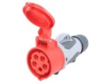 Conector Alimentare AC Trifazat 16A 400V IP44 Soclu Mamă
