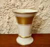 VAZA DIN PORTELAN- MARCAJ LINDNER KUEPS BAVARIA- M&uuml;nchen &Auml;tzgold Handarbeit H10,5CM