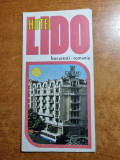 Plianta de prezentare hotel lido bucuresti - din anul 1981
