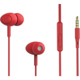 Casti cu fir In-Ear Tellur Basic Gamma, Microfon, Rosu