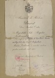 Brevet medalia Victoria a marelui război pentru civilizație 1916-1921