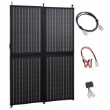 &Icirc;ncărcător panou solar pliabil 100 W 12 V