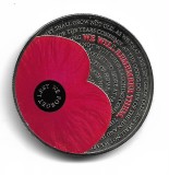 JERSEY - 2017 WE WILL REMEMBER THEM - Moneda Comemorativa, Australia si Oceania, Cupru-Nichel