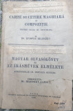 Carte de cetire maghiara si compozitie de Dr. Ludovic Bilinszky 1936 rara