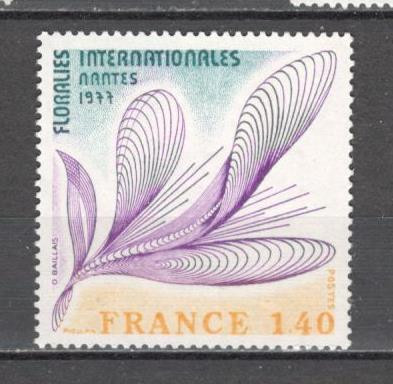 Franta.1977 Expozitia internationala de flori de gradina Nantes XF.412