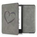 Husa pentru Kindle Paperwhite 11, Piele ecologica, Gri, kwmobile, 56257.03