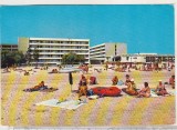 Bnk cp Mamaia - Plaja hotelurilor Jupiter si Junona - circulata - Marzari 1004/10, Printata, Constanta