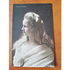 Fotografie tip Carte Postala, Printesa Elisabeta viitoare Regina Elisabeta a Romaniei, circulata