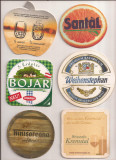 N22 - Lot 10 bucati diferite - suport pentru bere din carton / coaster