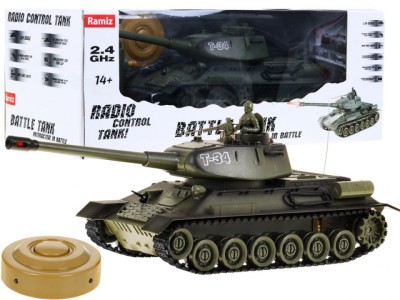 Tanc T-34, de atac cu telecomanda 1:28 foto