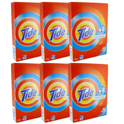 6 x Detergent pentru rufe manual la cutie, Tide, 6 x 450g foto