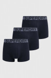 Cumpara ieftin Superdry boxeri 3-pack barbati, culoarea albastru marin