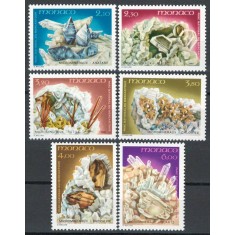 Monaco 1990 Mi 1967/72 MNH - Minerale din Parcul Național Mercantour