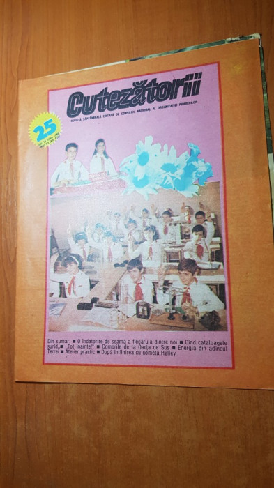 revista pentru copii - cutezatorii 19 iunie 1986