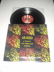 Los Angels: I Want To Break Free (1995) vinil electronic, reggae, stare Ex/Ex foto