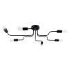 Candelabru VECTOR 6 negru, Sollux Lighting