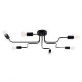 Candelabru VECTOR 6 negru, Sollux Lighting