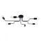 Candelabru VECTOR 6 negru, Sollux Lighting