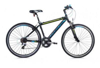 Bicicleta de cross Leader Fox Vitis Gent, 21 viteze, suspensie, roata 28 inch foto