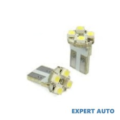 Bec pozitie 4 led t10 smd lumina alba 12v ( set / 2 buc ) 10513w Alta marca Alt model #7 foto