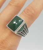 Superb inel barbatesc/unisex manufacturat din argint, 57 - 67