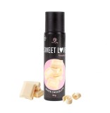 Gel Comestibil Stimulator Unisex, Aroma Ciocolata Alba, 55 gr