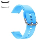 Curea din silicon compatibila cu Samsung Galaxy Watch Ultra, Azure Blue