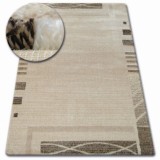 Covor Shadow 8597 crem si bej deschis, 80x150 cm, Dreptunghi, Polipropilena
