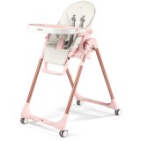 Scaun de masa 2in1 Peg Perego Prima Pappa Zero Follow Me, 0-15 Kg, Mon Amou, Bej / Roz