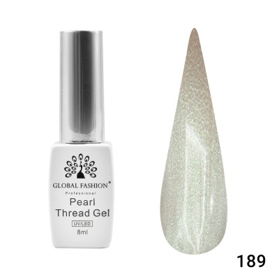 Oja semipermanenta Pearl Thread 8ml, 189 foto