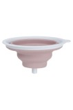 Cumpara ieftin P&acirc;lnie pliabilă din plastic, roz pudrat, 17 cm