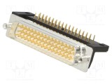Conector D-Sub 50 pini tată soclu THT montare pe panou Deltron AG