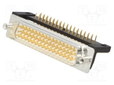 Conector D-Sub 50 pini tată soclu THT montare pe panou Deltron AG foto