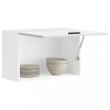 VidaXL Dulap de bucatarie &quot;Porto&quot; din lemn prelucrat alb 854077
