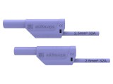 Cablu măsurare SCH&Uuml;TZINGER 32A 4mm mufă banană VSFK 8701 / 2.5 / 50 / PVI