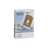 Set 4 saci cu 1 filtru tip K pentru aspirator BOSCH 00468265 00461342 Original