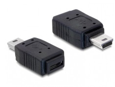 Adaptor mini USB la micro-B USB T-M, Delock 65155