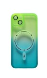 Huse silicon cu incarcare wireless pentru Iphone 13 Verde, Carcasa