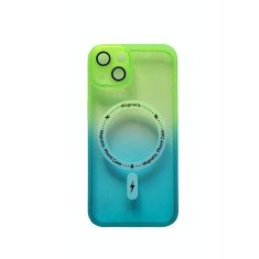 Huse silicon cu incarcare wireless pentru Iphone 13 Verde