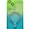 Huse silicon cu incarcare wireless pentru Iphone 13 Verde